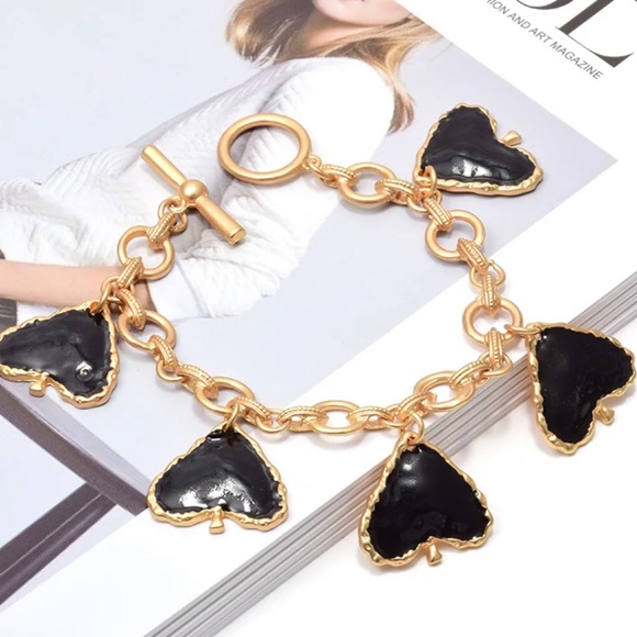 Black heart Bracelet - Picture 4 of 6